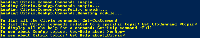 XenApp PowerShell SDK PowerShell SDK2